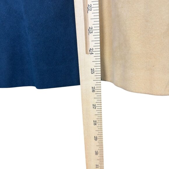 Vincent Kari Carmine Ursello Blazer Coll Suede Jacket Women S/M Colorblock - Picture 7 of 8